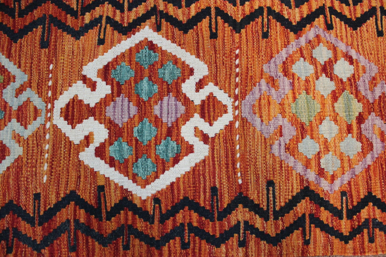 Small Veg Dye Kilim Runners - Image 2
