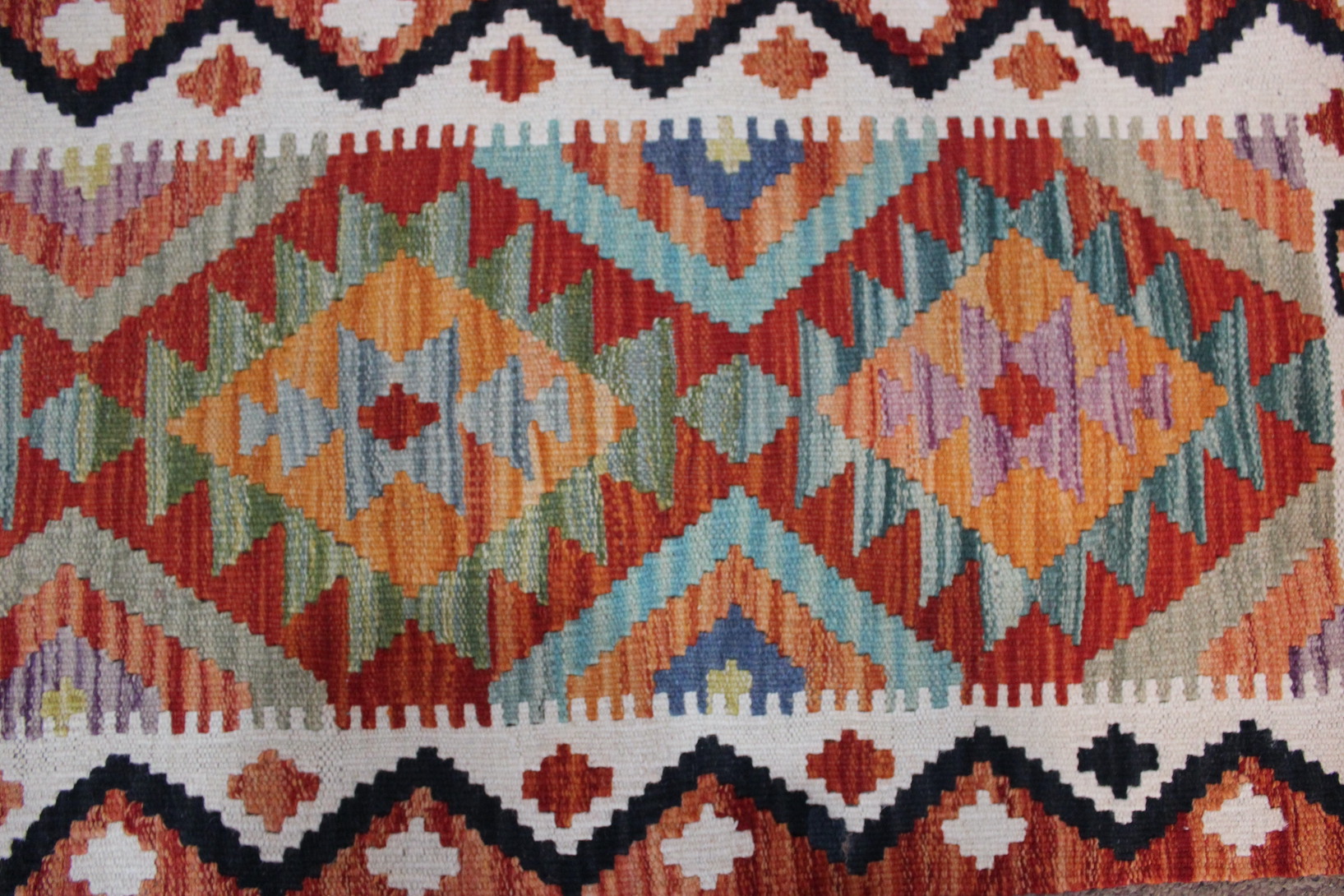 Small Veg Dye Kilim Runners - Image 3