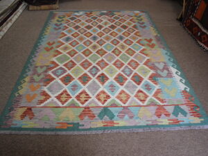 Large Veg Dye Kilim