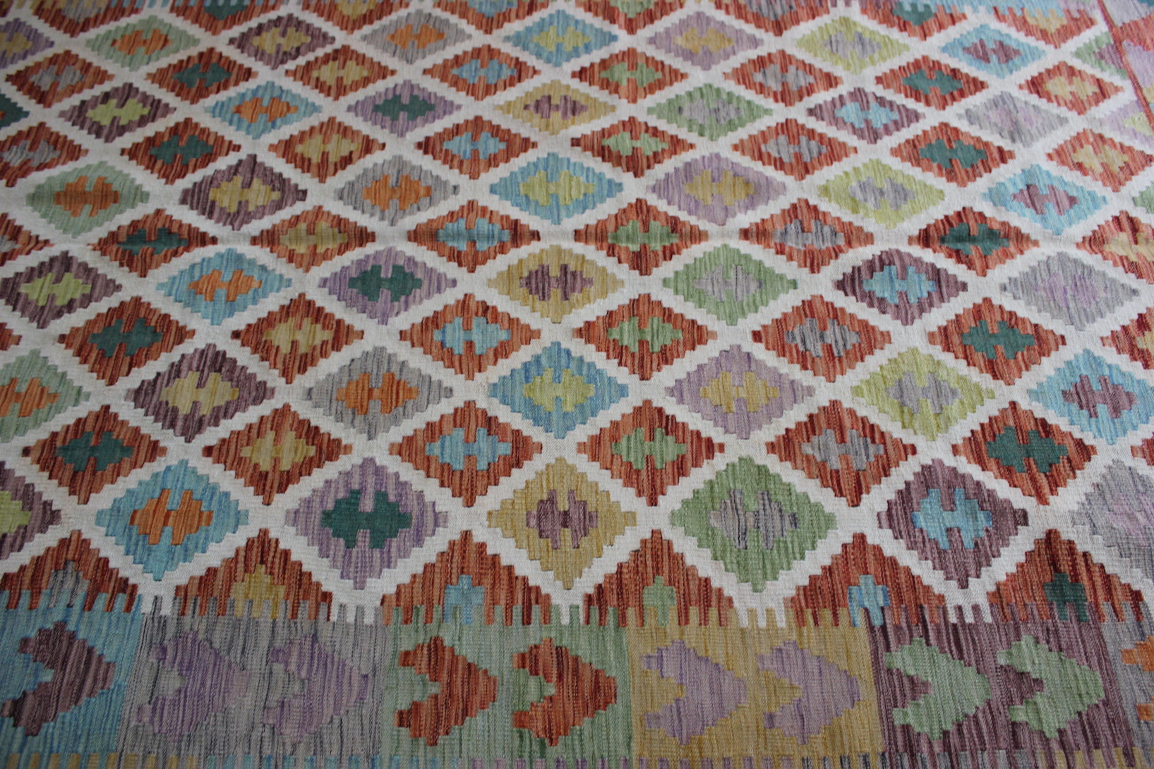 Large Veg Dye Kilim - Image 2