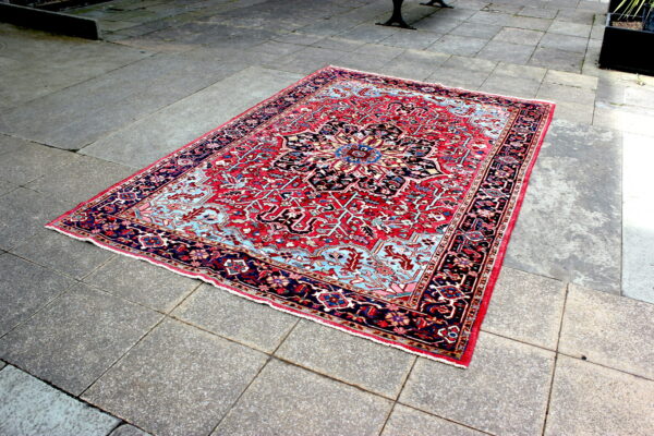 Antique Heriz Carpet - Image 3