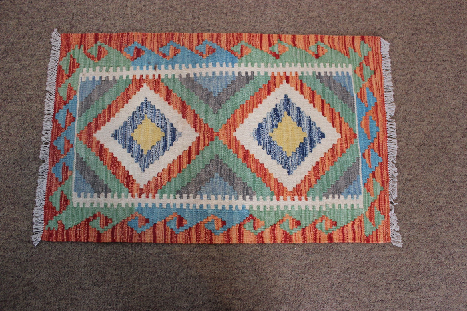Small Veg Dye Kilim - Image 2