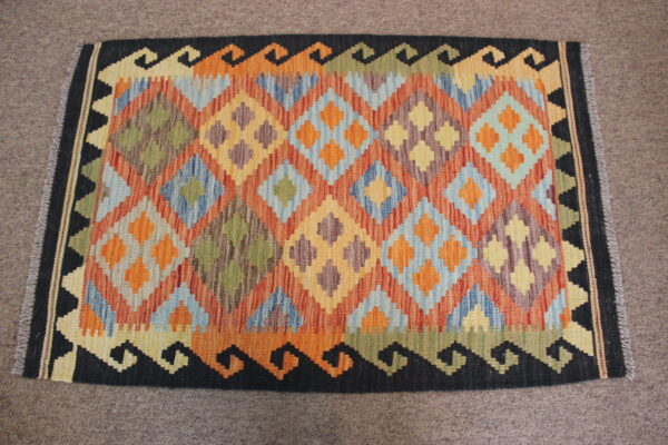 Small Veg Dye Kilim - Image 2