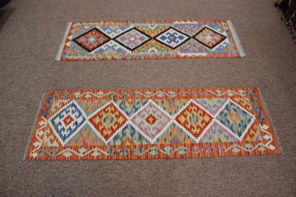 Small Veg Dye Kilim Runners