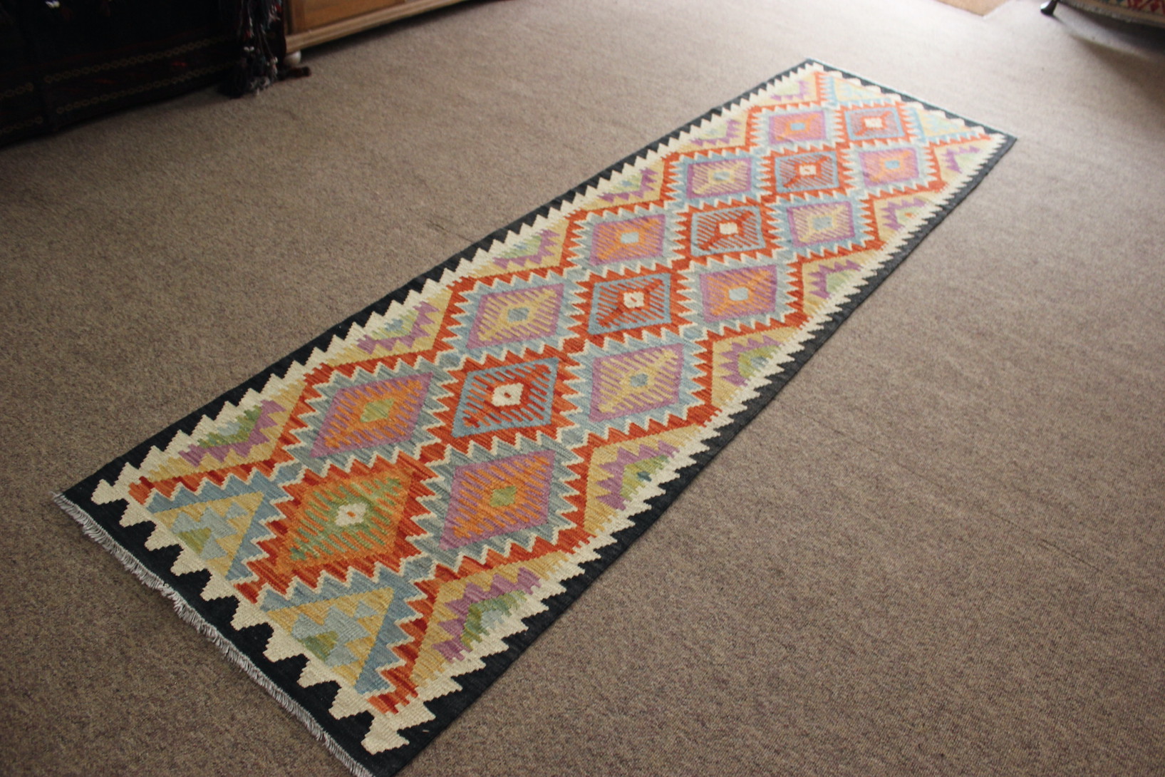 Veg Dye Kilim Runner - Image 3