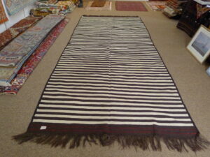 Vintage Hazara Striped Kilim