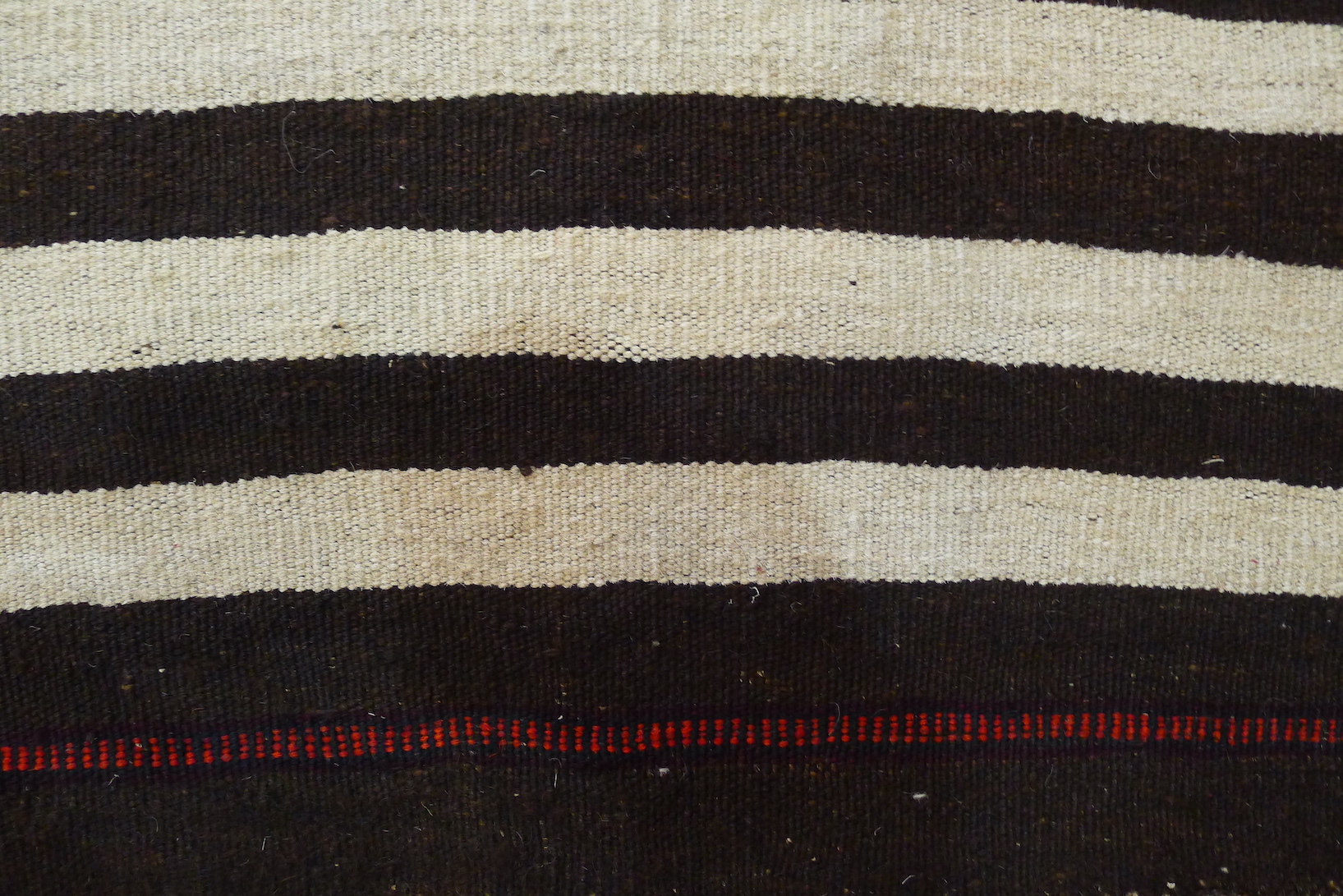 Vintage Hazara Striped Kilim - Image 4