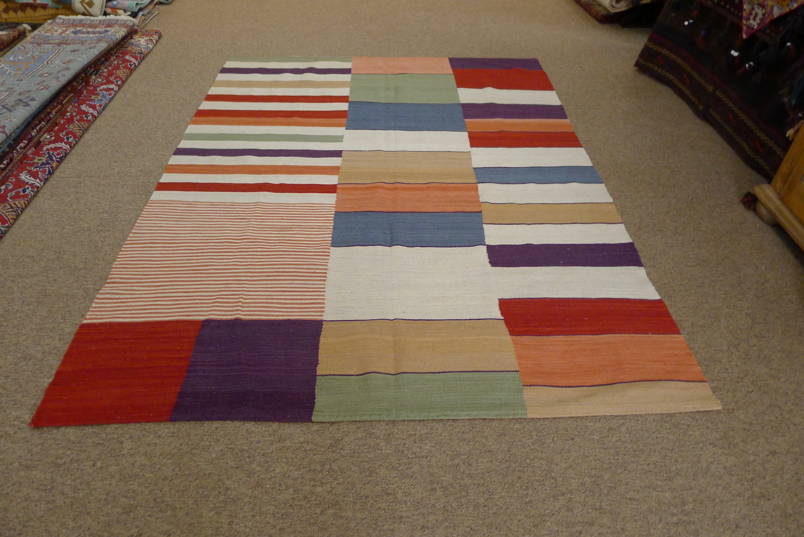 Turkish Mondrian Kilim